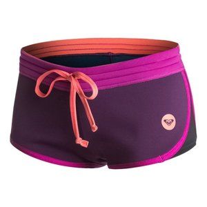 ROXY 1mm Neo shorts for Women (NAVY & NEON YELLOW)